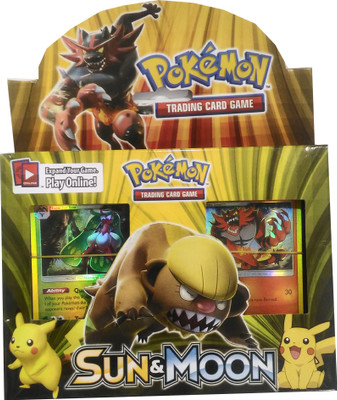 

Emob Pokemon Sun & Moon Trading Card Game Set for Kids Board Game