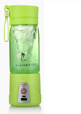 

VibeX ® Fruit Mixing Machine with USB Charger 380 ml Shaker(Pack of 1, Green)