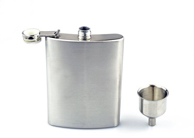 

VibeX ™ Luxury Hip Flask Set Portable Stainless Steel Flagon Wine Bottle Gift Box Pocket Flask Stainless Steel Hip Flask(240 ml)