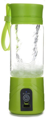 

VibeX ® USB Juicer Cup, Fruit Mixing Machine 380 ml Shaker(Pack of 1, Green)