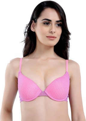 Candour London by Candour London Women Push-up Heavily Padded Bra(Pink)