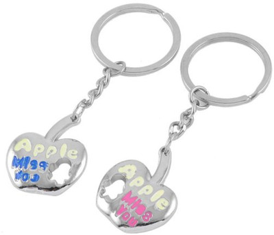 

Crazytowear I love u couple Key Chain(Silver)