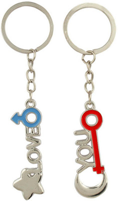 

Crazytowear Hanging Love star Key Chain(Silver)