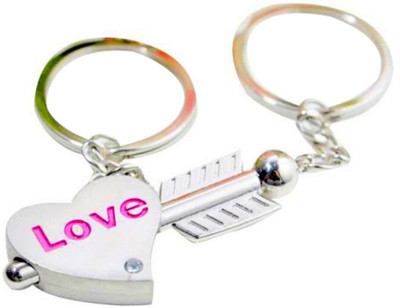 

Crazytowear Love arrow Key Chain(Silver)