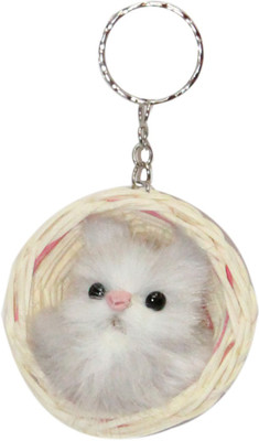 

Crazytowear Tiny caty Key Chain(Beige)
