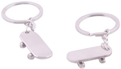 

Crazytowear Sketing Wheels Key Chain(Silver)