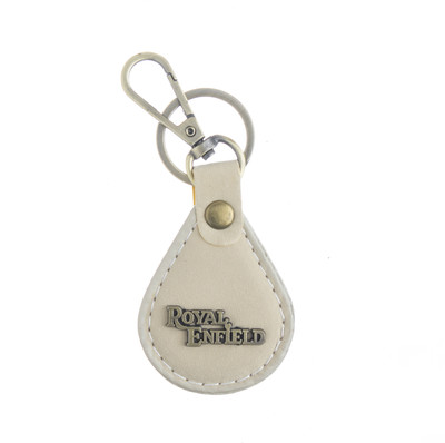 

Techpro Leatherite White Royal with golden logo Locking Key Chain(Multicolor)