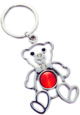 

Crazytowear Cute Teddy Bear Full Heavy Metalic Key Chain(Multicolor)