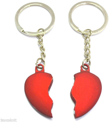 

Crazytowear Broken Heart Key Chain(Red)