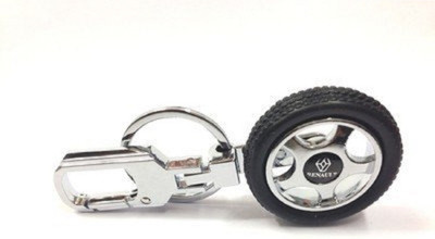 

Crazytowear Renault Logo Alloy Locking Key Chain(Silver)