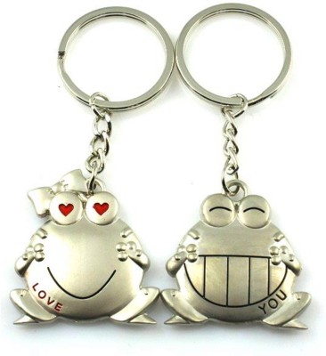 

Crazytowear Frog Face Key Chain(Silver)