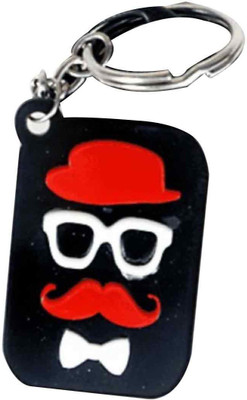 

Crazytowear I love Mustache Acrylic Key Chain(Multicolor)