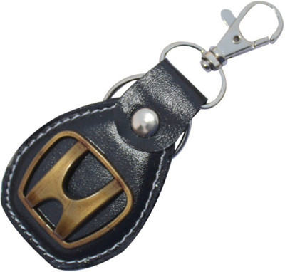 

Crazytowear Honda Locking Key Chain(Black)