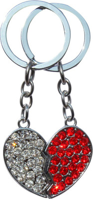 

Crazytowear Broken Love Heart Magnetic Key Chain(Multicolor)
