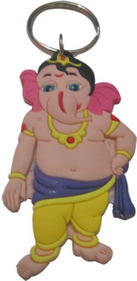 

Crazytowear standing Ganesha Key Chain(Multicolor)