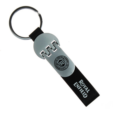 

Techpro Black Leatherite Royal printed logo Key Chain(Multicolor)