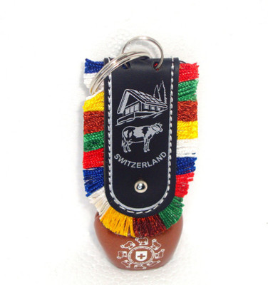 

Crazytowear Dilwale Dulhania Le jayenge Siwtzerland Ring Bell Key Chain(Red)