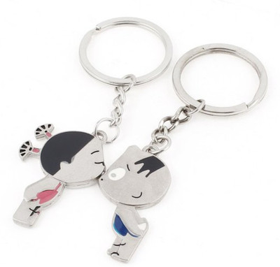 

Crazytowear Cutie Couples Key Chain(Silver)