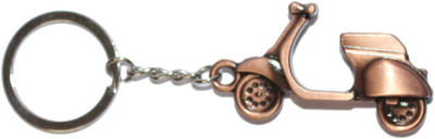 

Crazytowear Metalic Cute Scooter Key Chain(Brown)