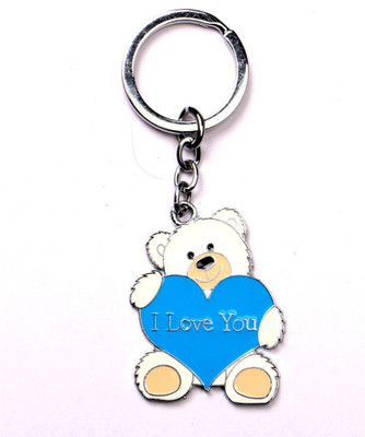 

Crazytowear Teddy bear Key Chain(Blue)