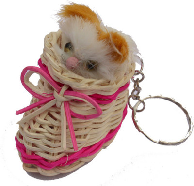 

Crazytowear Hidden Catty Key Chain(Beige)