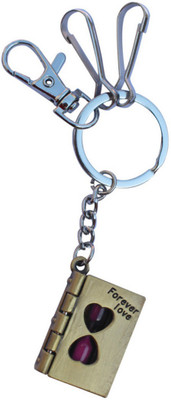 Crazytowear Love Notebook Locking Key Chain(Yellow)