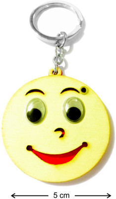 

Crazytowear Smiley Face Key Chain(Yellow)