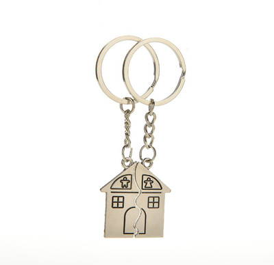 

Crazytowear Love House Key Chain(Silver)