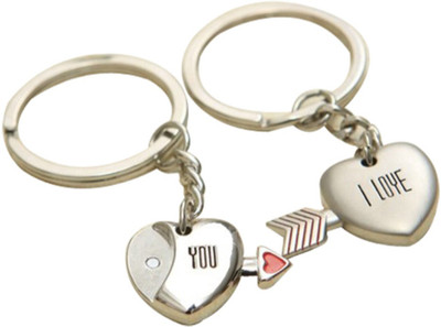 

Crazytowear Lil Love Heart Key Chain(Silver)