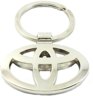 

Crazytowear Toyota logo Key Chain(Silver)