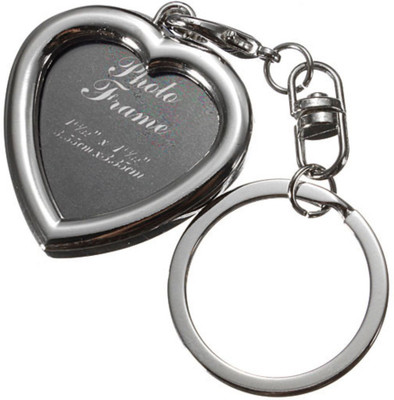 

Crazytowear Heart Photoframe Key Chain(Silver)