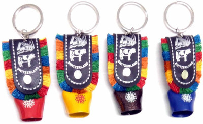 

Crazytowear Dilwale Dulhania Le jayenge Siwtzerland Ring Bell Combo Key Chain(Multicolor)