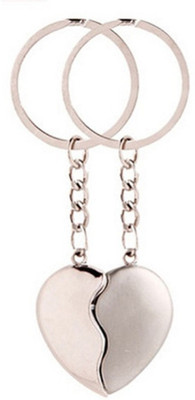 

Crazytowear broken heart Key Chain(Silver)