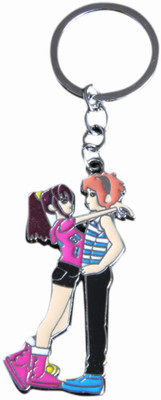 

Crazytowear aashiqui 2 Romantic Couple Key Chain(Silver)