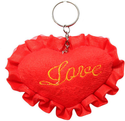 

Crazytowear Frill Heart Key Chain(Red)