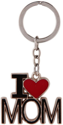 

Crazytowear I Love Mom Key Chain(Silver)