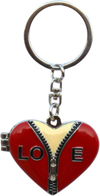 

Crazytowear Photoframe Love Heart Key Chain(Maroon)