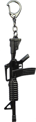 

Crazytowear War Gun Metalic Locking Key Chain(Multicolor)