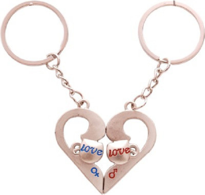 

Crazytowear Couple Key Chain(Silver)
