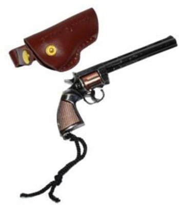 Crazytowear Revolver Key Chain(Brown)