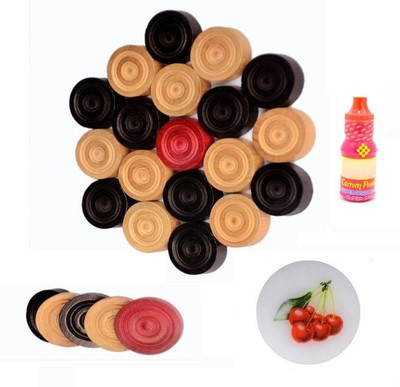 

Sports 101 Wooden Coins, Striker and Disco Powder Set Board Game