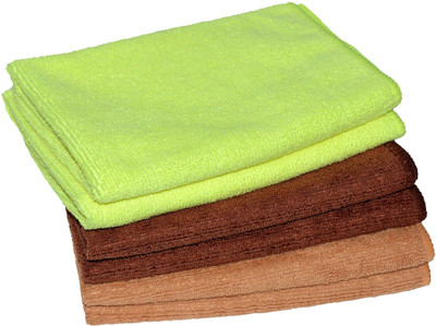 

NEERAK Wet And Dry Wet and Dry Microfibre Cleaning Cloth(Pack of 6)