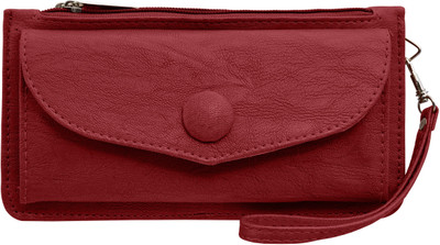 

tap fashion Casual Maroon Clutch