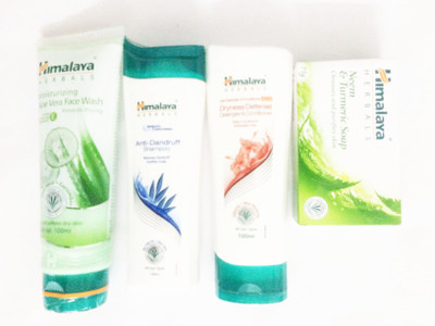 Himalaya anti dandruf shampoo, conditioner, aloe vera face wash, soap(Set of)