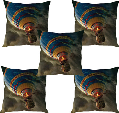 

Sleep Nature's Abstract Cushions Cover(Pack of 5, 40.63 cm*40.63 cm, Multicolor)