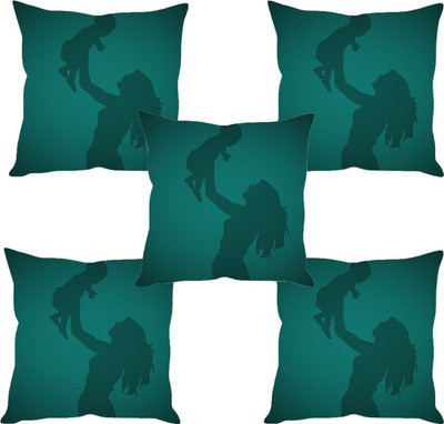 

Sleep Nature's Abstract Cushions Cover(Pack of 5, 30.63 cm*30.63 cm, Multicolor)