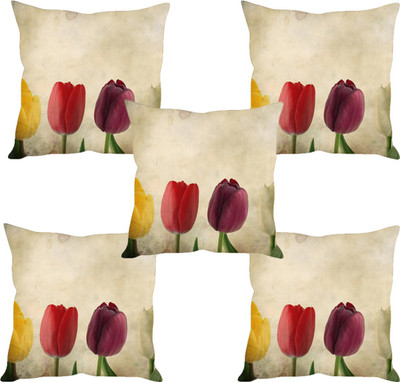 

Sleep Nature's Abstract Cushions Cover(Pack of 5, 40.63 cm*40.63 cm, Multicolor)