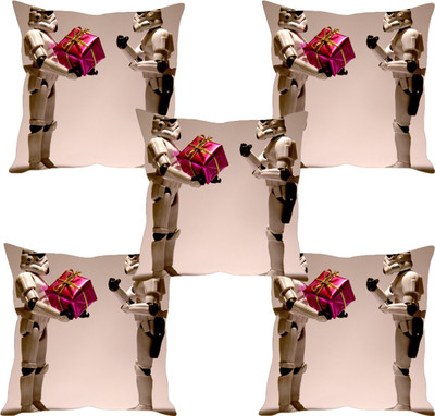 

Sleep Nature's Abstract Cushions Cover(Pack of 5, 30.63 cm*30.63 cm, Multicolor)