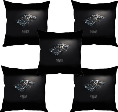 

Sleep Nature's Abstract Cushions Cover(Pack of 5, 30.63 cm*30.63 cm, Multicolor)