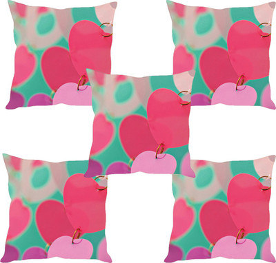 

Sleep Nature's Abstract Cushions Cover(Pack of 5, 30.63 cm*30.63 cm, Multicolor)